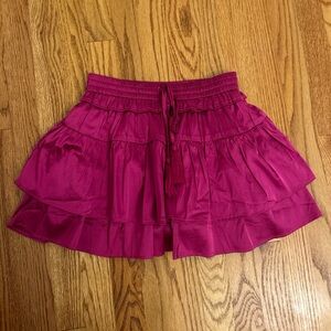 Ivy and Leo pink ruffle skirt